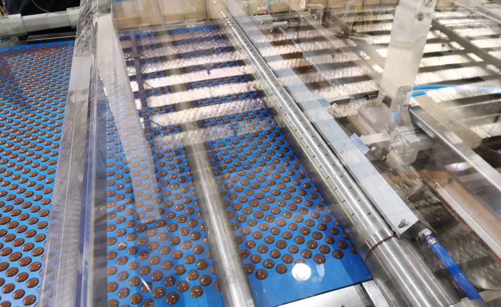 1500mm Width Chocolate Depositing Line Testing